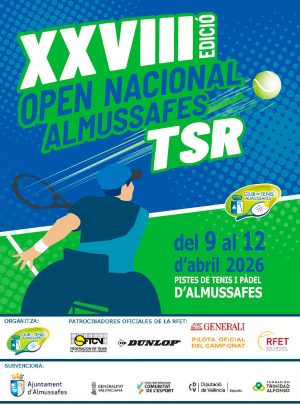 260314 CARTEL CON ORGANIZADOR TSR XXVIII 2026